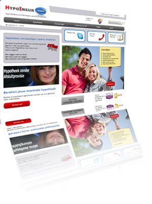 Printscreen van de website HypoInsur.nl