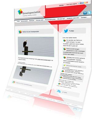 Printscreen van de website Groeispecialist.nl