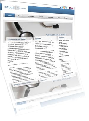 Printscreen van de website Leidenhuisarts.nl